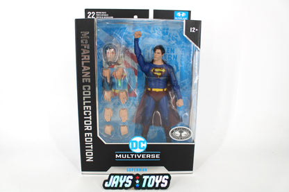 Superman DC Multiverse Collector Edition Platinum Figure — Box Front View