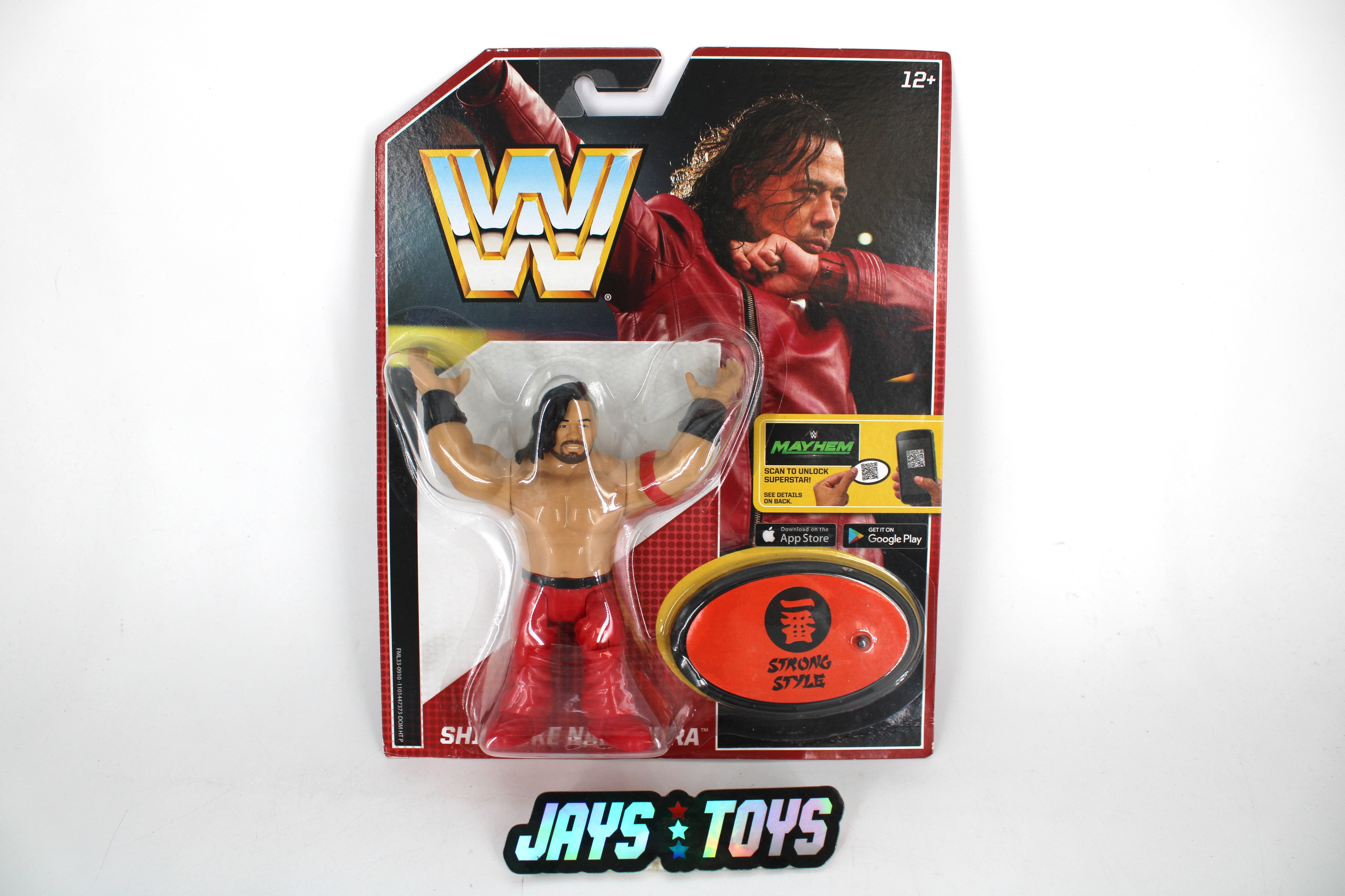 Shinsuke Nakamura WWE Retro 2018 Carded Figure — Card Front with Strong Style Base
