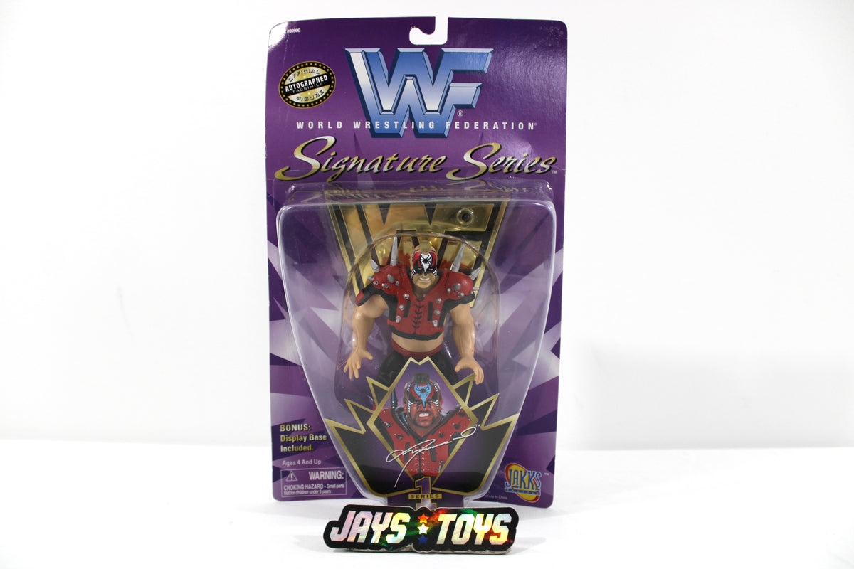 Road Warrior Animal WWF Signature Series 1997 Jakks Pacific — Card Front