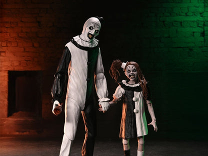 Art the Clown & Little Pale Girl Terrifier 2 NECA Ultimate 7-Inch Two-Pack — Front View Both Figures