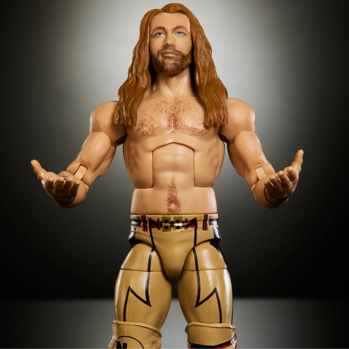 Nathan Frazer WWE Elite Series 127 6-Inch Figure — Figure Detail Upper Body Close-Up