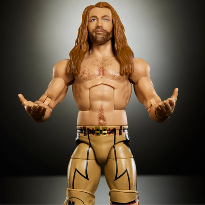 Nathan Frazer WWE Elite Series 127 6-Inch Figure — Figure Detail Upper Body Close-Up
