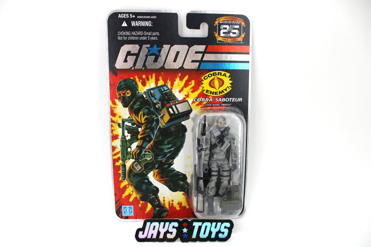 Firefly G.I. Joe 25th Anniversary 3¾-Inch Carded Figure — Card Front