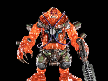 Globulon Krunn Cosmic Legions 6-Inch Figure — Front View with Melee Weapon and Claw Hand