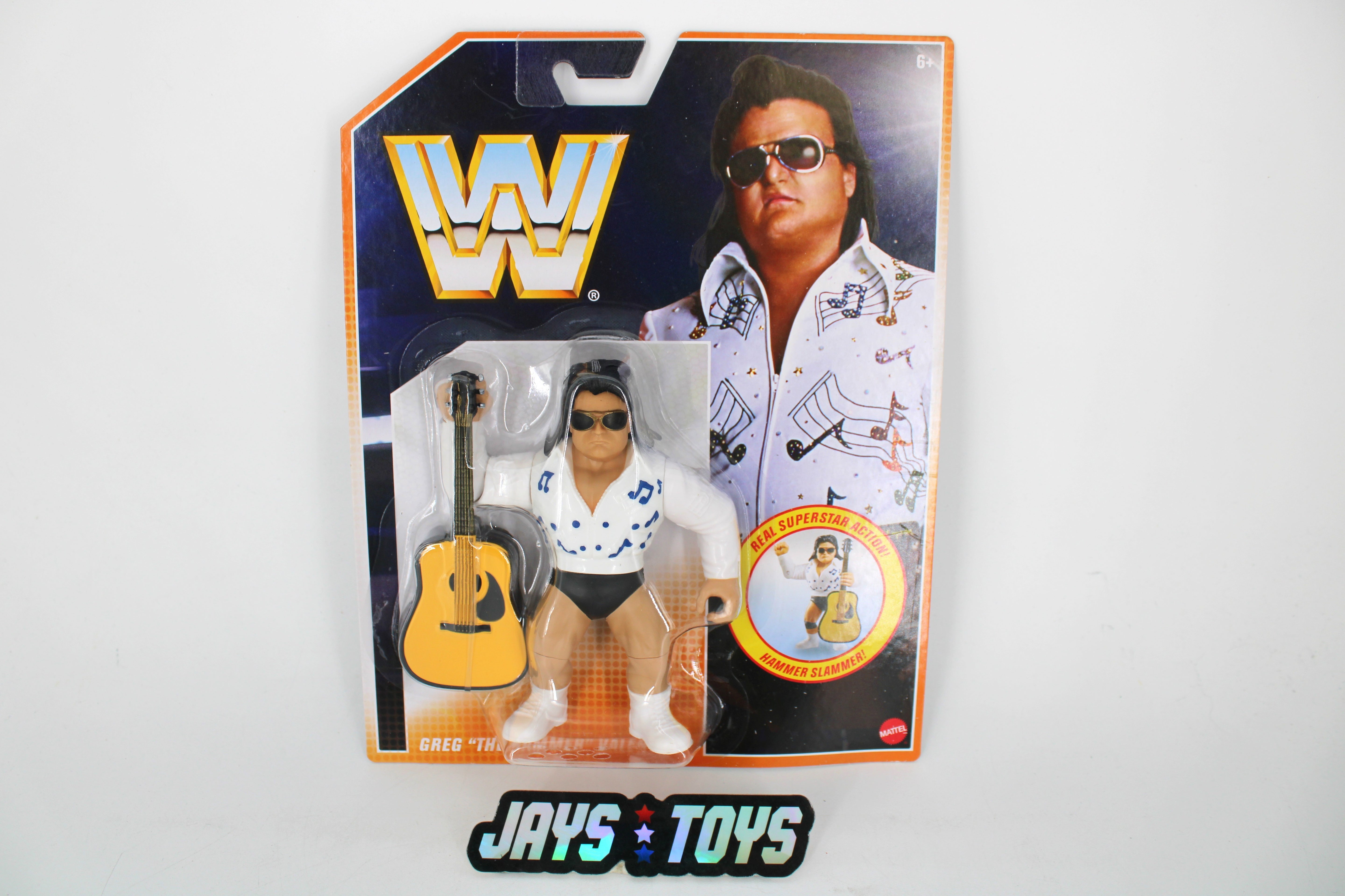 Greg Valentine WWE Retro Rhythm & Blues Figure — Card Front View