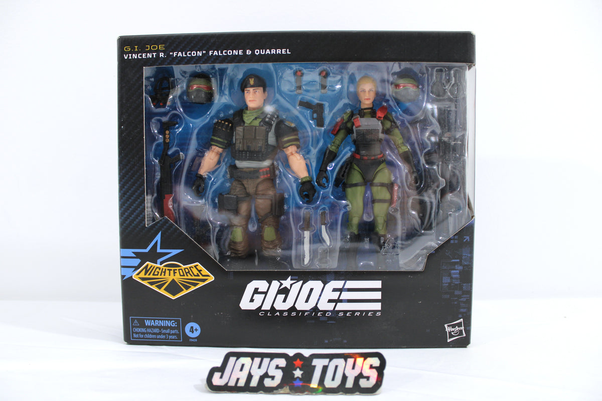 Falcon & Quarrel GI Joe Classified Series Night Force 2-Pack — Box Front View
