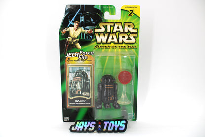 R2-Q5 Power of the Jedi Imperial Astromech Droid — Card Front with Bubble and Jedi Force File