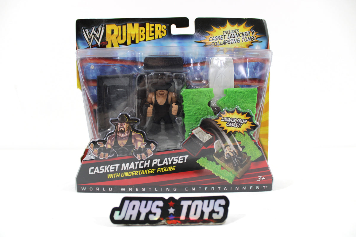 Undertaker WWE Rumblers Casket Match Playset 2010 — Card Front