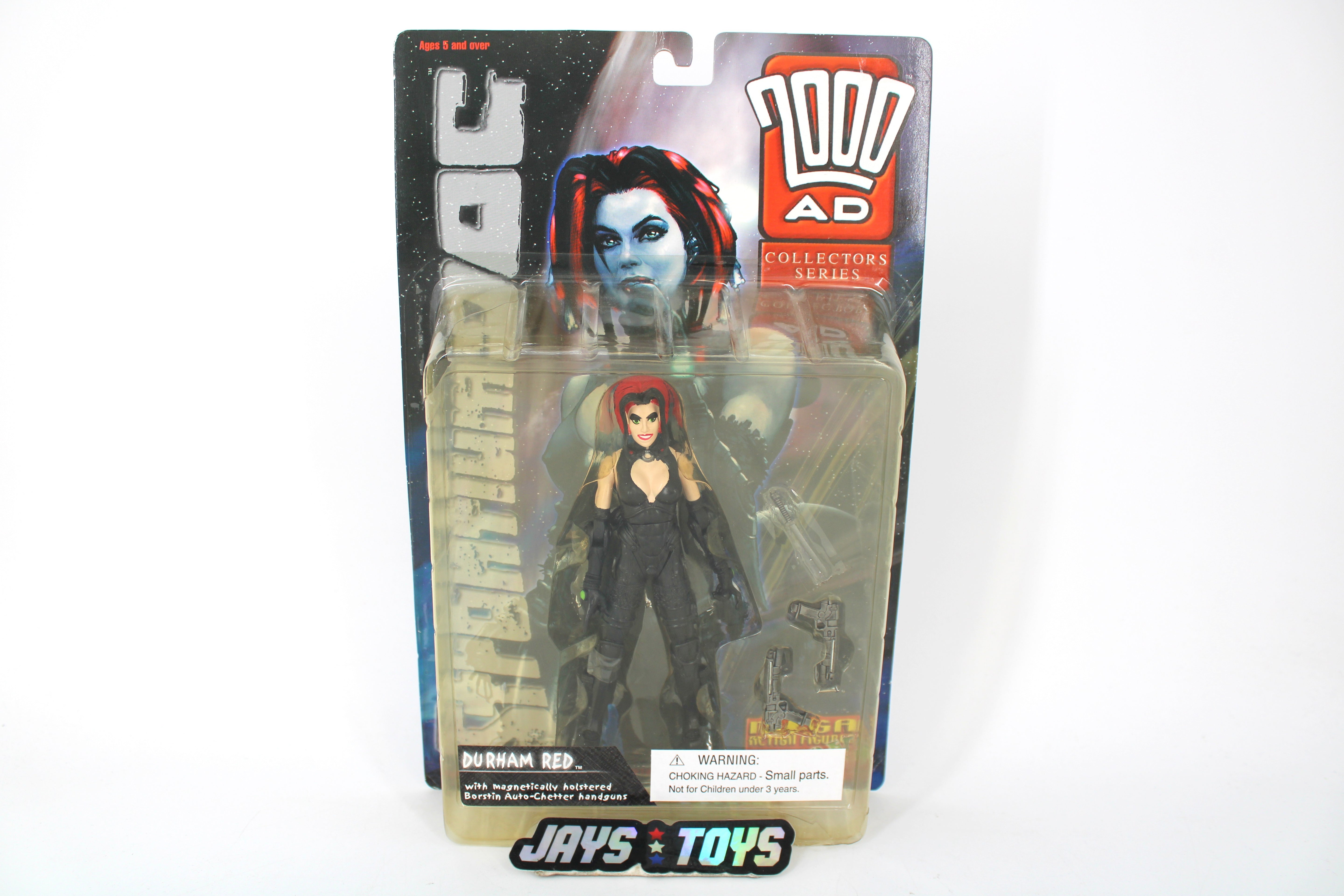 Durham Red 2000 AD Collectors Series 1999 Carded Figure — Card Front