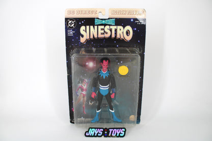 Sinestro DC Direct Green Lantern 2001 Figure — Card Front with Starfield Background and Bubble Intact