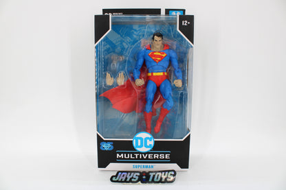 Superman Hush DC Multiverse 7-Inch Figure — Package Front View with 85th Anniversary Logo