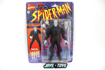 Tombstone Marvel Legends Spider-Man Retro Carded 6-Inch Figure — Card Front