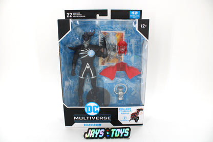 Deathstorm DC Multiverse Blackest Night 7-Inch Figure — Card Front