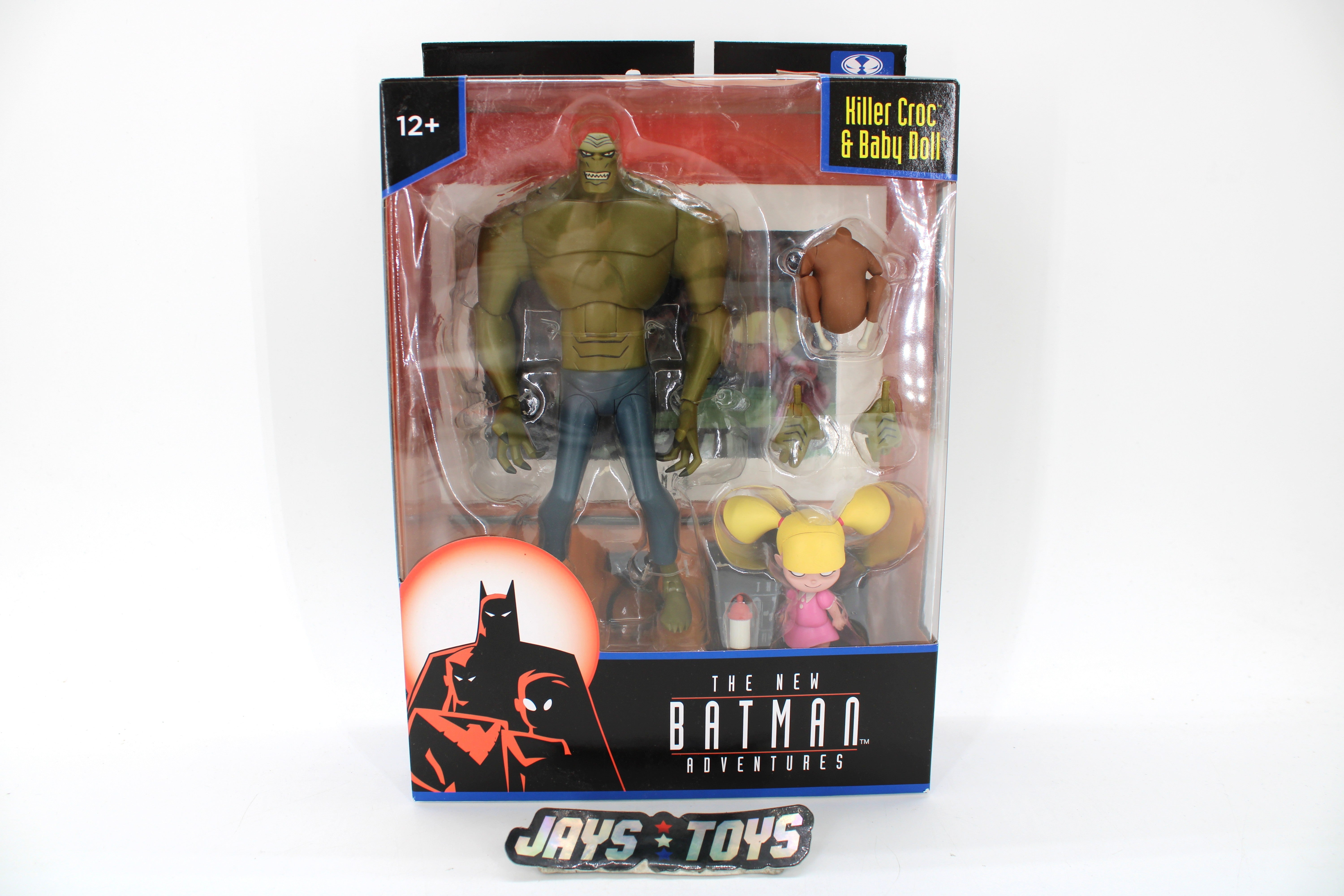 Killer Croc Baby Doll New Batman Adventures DC Direct Two-Pack — Box Front View