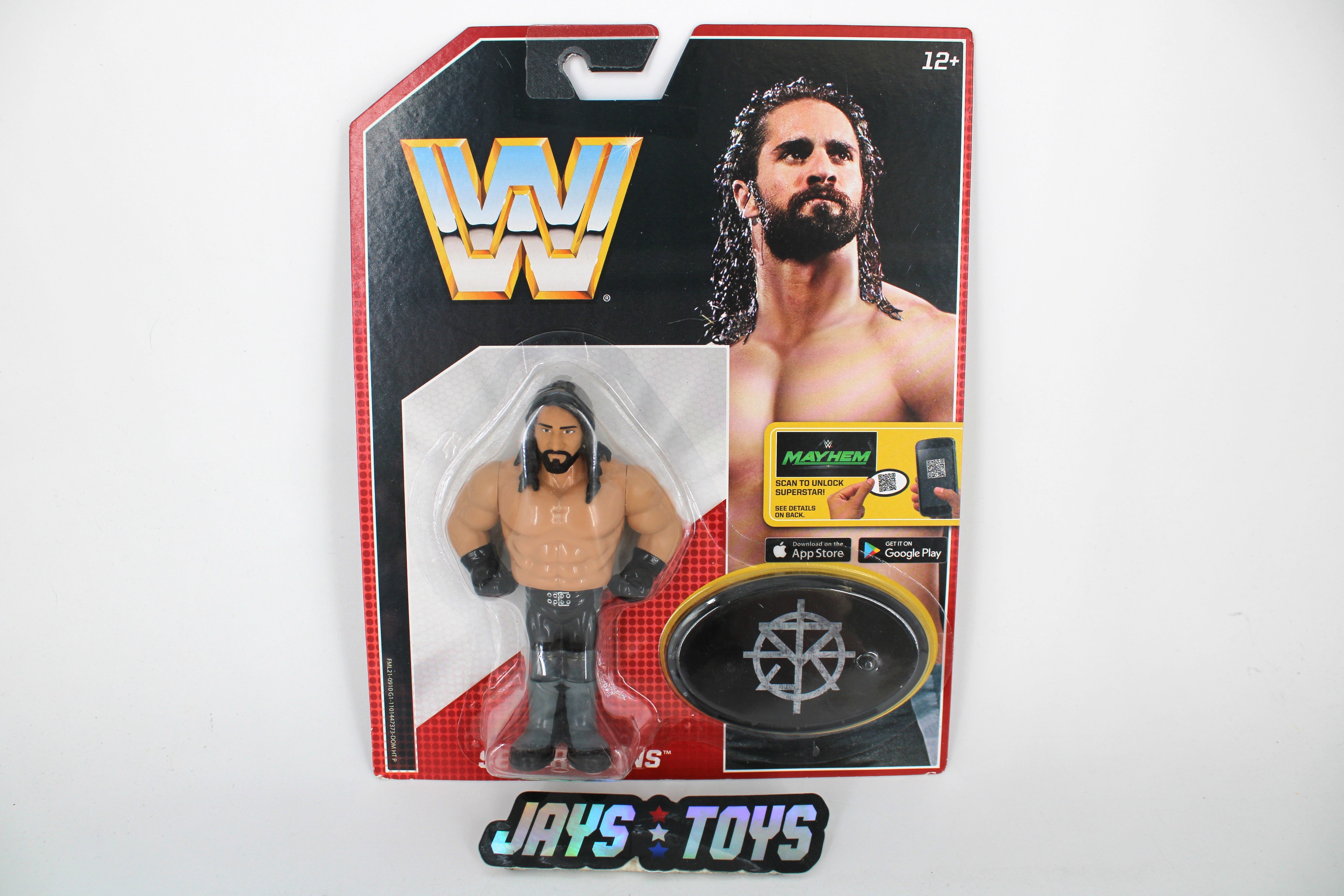 Seth Rollins WWE Retro Series 3 2017 Carded Figure — Card Front