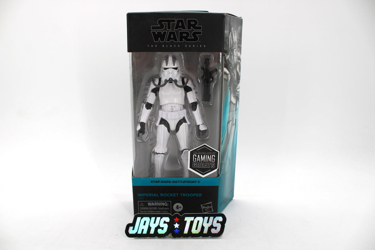 Imperial Rocket Trooper Black Series Gaming Greats 6-Inch Figure — Box Front View