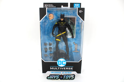Jim Gordon as Batman DC Multiverse 7-Inch Figure — Card Front View