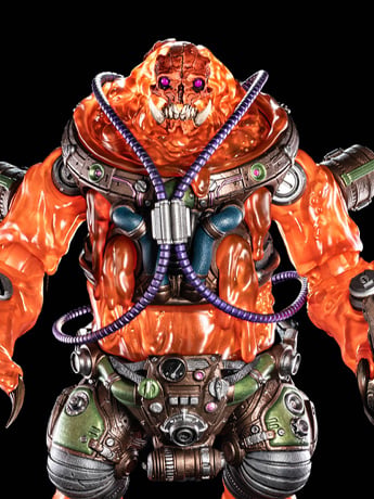 Globulon Krunn Cosmic Legions 6-Inch Figure — Upper Body and Armor Detail Close-Up
