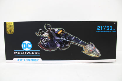 Lobo & Spacehog DC Multiverse Gold Label Set — Box Side View with Artwork