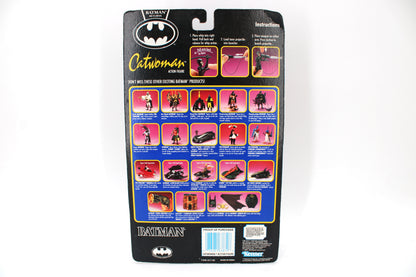 Catwoman Kenner Batman Returns 1991 Carded Figure — Card Back with Lineup Grid