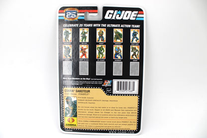 Firefly G.I. Joe 25th Anniversary 3¾-Inch Carded Figure — Card Back