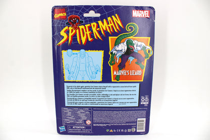 Marvel's Lizard Marvel Legends Retro Collection 2022 Carded Figure — Card Back