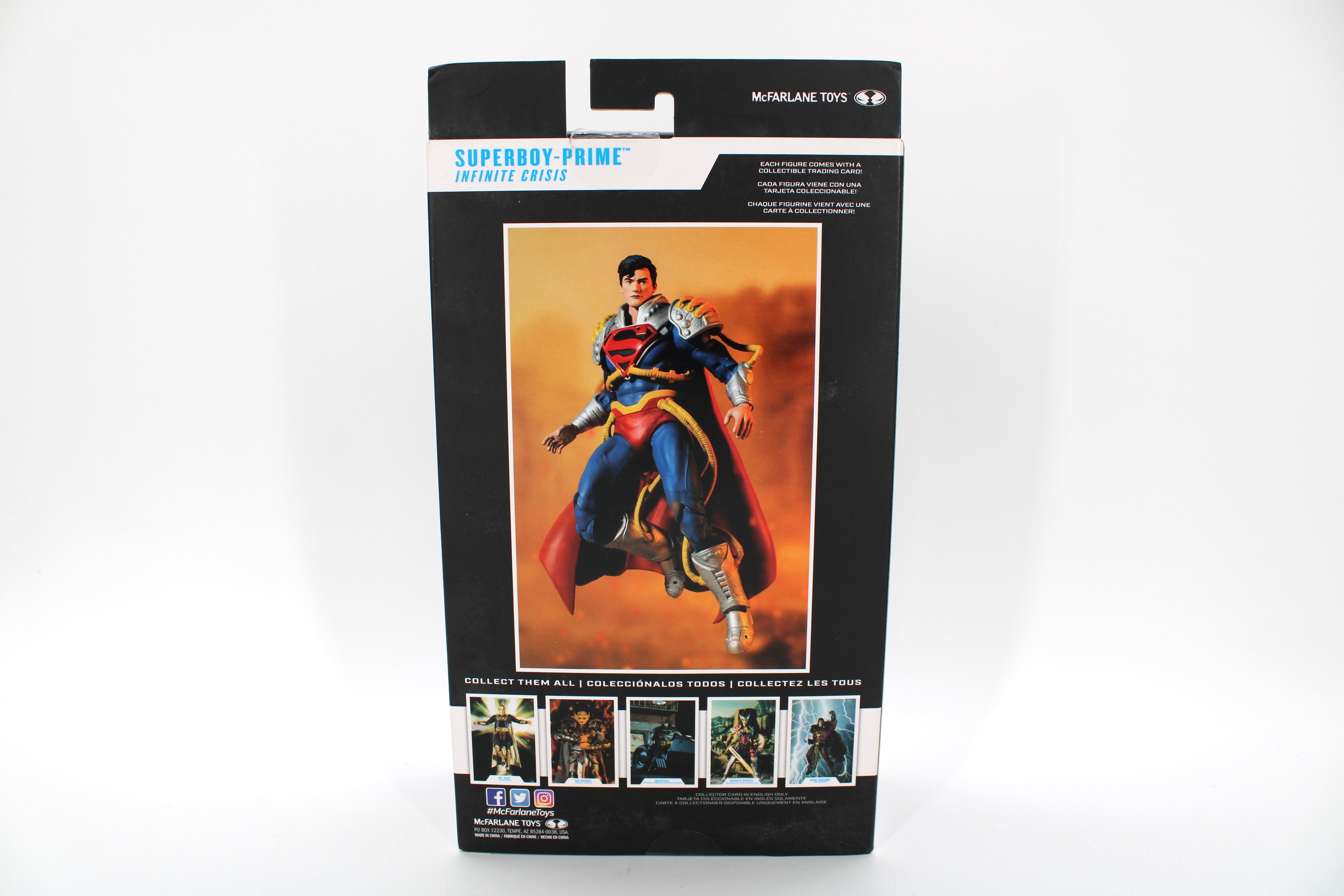 Superboy-Prime DC Multiverse Infinite Crisis 7-Inch Figure — Card Back