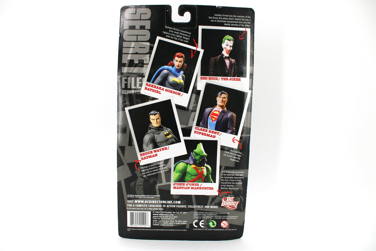 Barbara Gordon Batgirl DC Direct Unmasked Secret Files Series 2 — Card Back