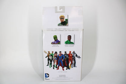 Green Arrow New 52 Justice League DC Collectibles — Card Back with Collect Them All Cross-Sell