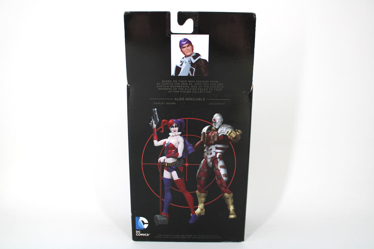 Captain Boomerang DC New 52 Suicide Squad Figure — Card Back with Harley Quinn and Deadshot Also Available