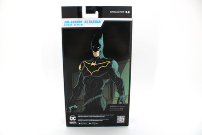 Jim Gordon as Batman DC Multiverse 7-Inch Figure — Card Back with Comic Art