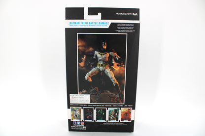 Batman Battle Damage DC Multiverse 7-Inch Figure — Box Back with Collect Them All Wave Lineup