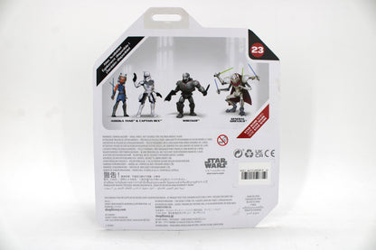 Wrecker Star Wars Toybox Figure #23 — Card Back View with Wave Lineup