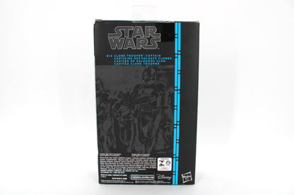 Clone Trooper Captain Black Series 6-Inch Figure — Box Back