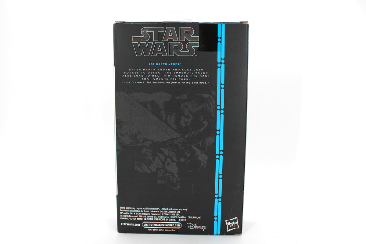 Darth Vader Black Series #02 6-Inch Figure 2014 — Card Back Detail