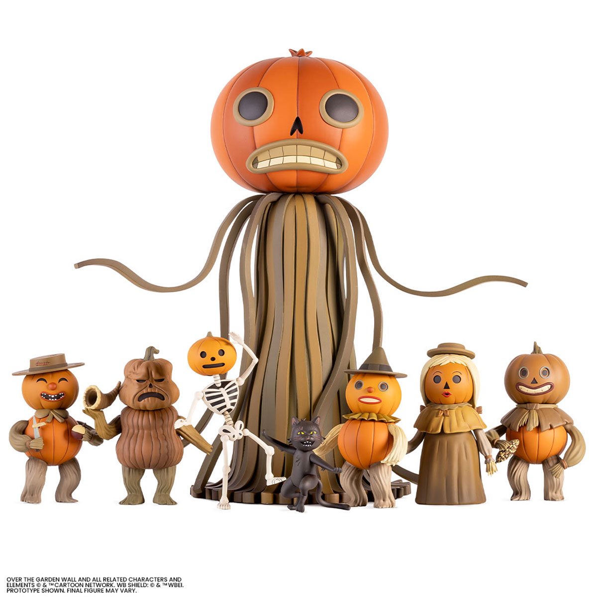 Over the Garden Wall Chapter 2 Mondo Figure Set — Complete Cast White Background Front View