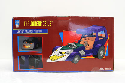 Jokermobile BTAS DC Direct Gold Label Vehicle — Box Back View with Light Feature Photography
