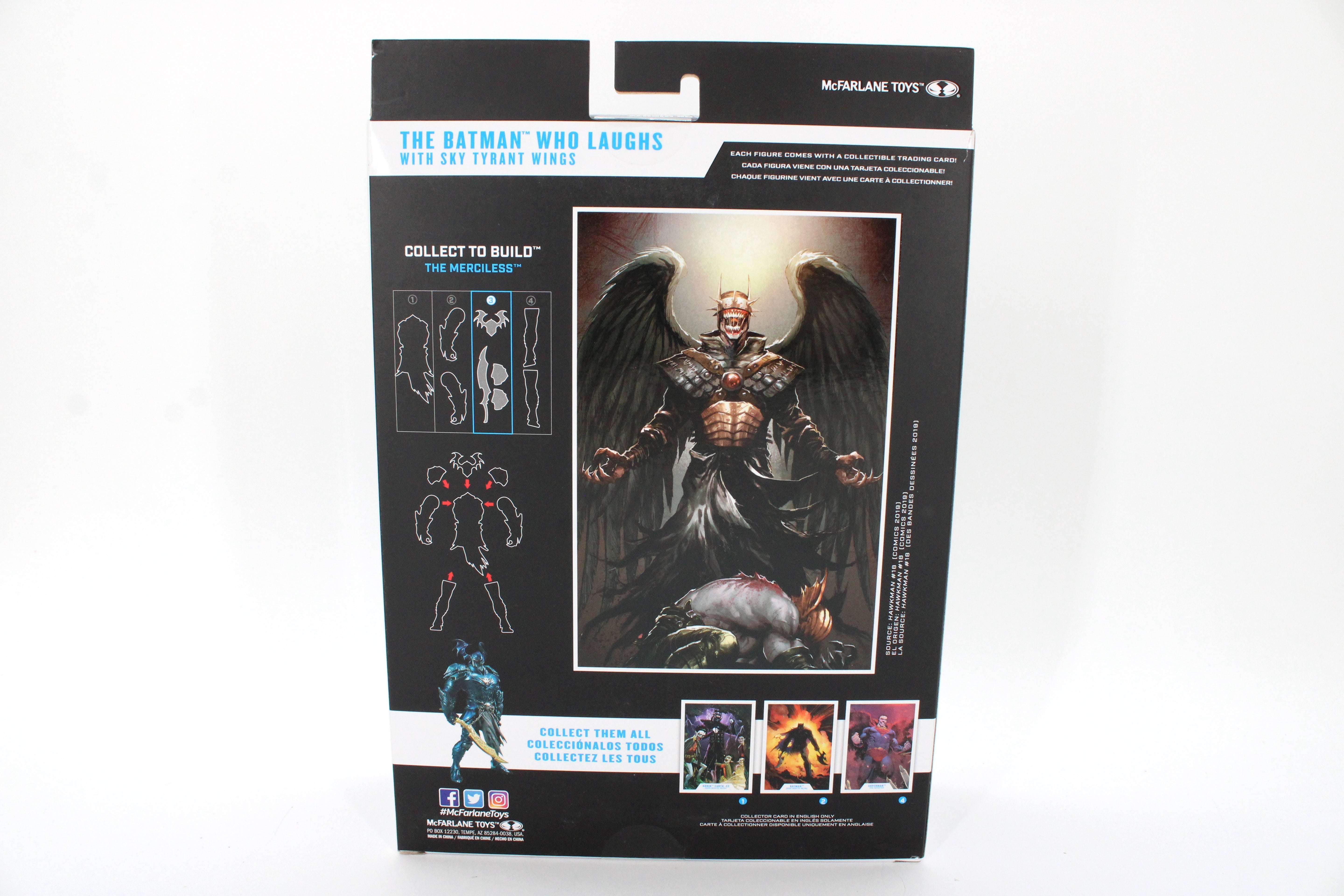 Batman Who Laughs Sky Tyrant DC Multiverse 7-Inch Figure — Card Back