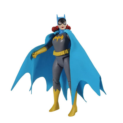 Batgirl DC Super Powers 4.5-Inch Figure — Side View with Fabric Cape Extended