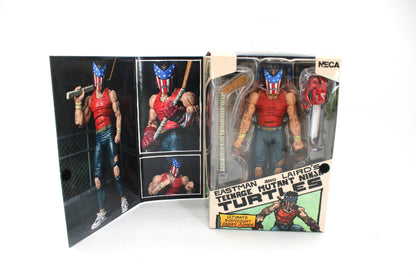 Casey Jones Bodycount NECA Ultimate TMNT Figure — Gatefold Package Open with Figure in Tray