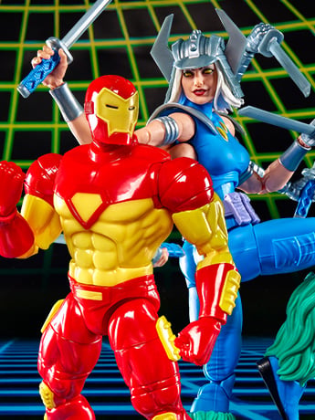 Iron Man & Spiral Marvel Legends 6-Inch Two-Pack — Close-Up Action Pose