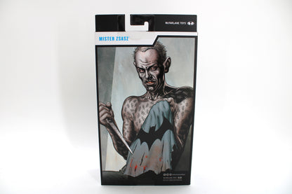 Mister Zsasz DC Multiverse Gold Label 7-Inch Figure — Card Back with Comic Art