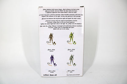 Basic Ninja Brown Articulated Icons Feudal Series 2020 — Box Back with Collect Them All Variants