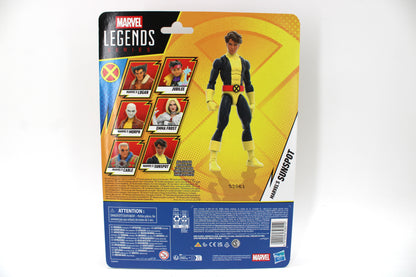 Sunspot X-Men '97 Marvel Legends 6-Inch Figure — Card Back View