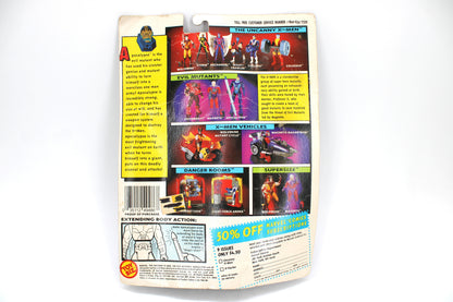 Apocalypse Uncanny X-Men Toy Biz 1991 — Card Back with Full Series 1 Roster
