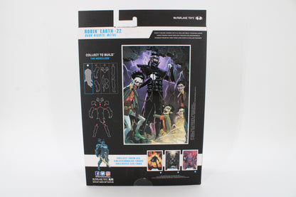 Robin Earth -22 DC Multiverse Dark Nights Metal Figure — Card Back with CTB Diagram