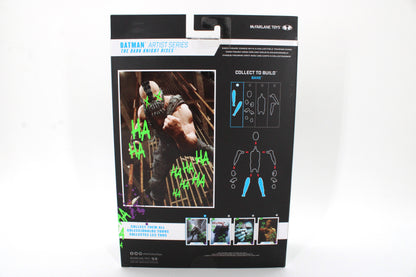 Jokerized Batman DC Multiverse Gold Label Artist Series — Card Back with Bane Collect to Build Diagram