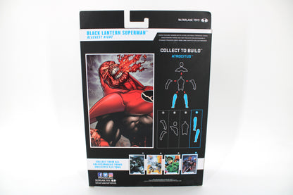 Black Lantern Superman DC Multiverse 7-Inch Figure — Card Back with Atrocitus Assembly Diagram