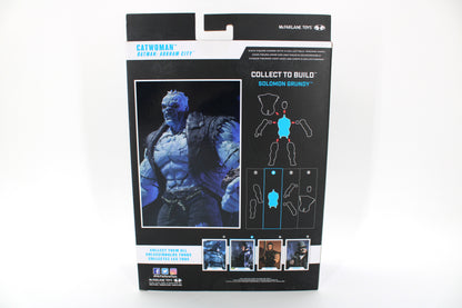 Catwoman DC Multiverse Arkham City Figure — Card Back with Solomon Grundy Assembly Diagram