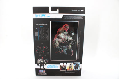 Scarecrow DC Multiverse Last Knight on Earth 7-Inch Figure — Card Back with Bane Collect to Build Assembly Diagram